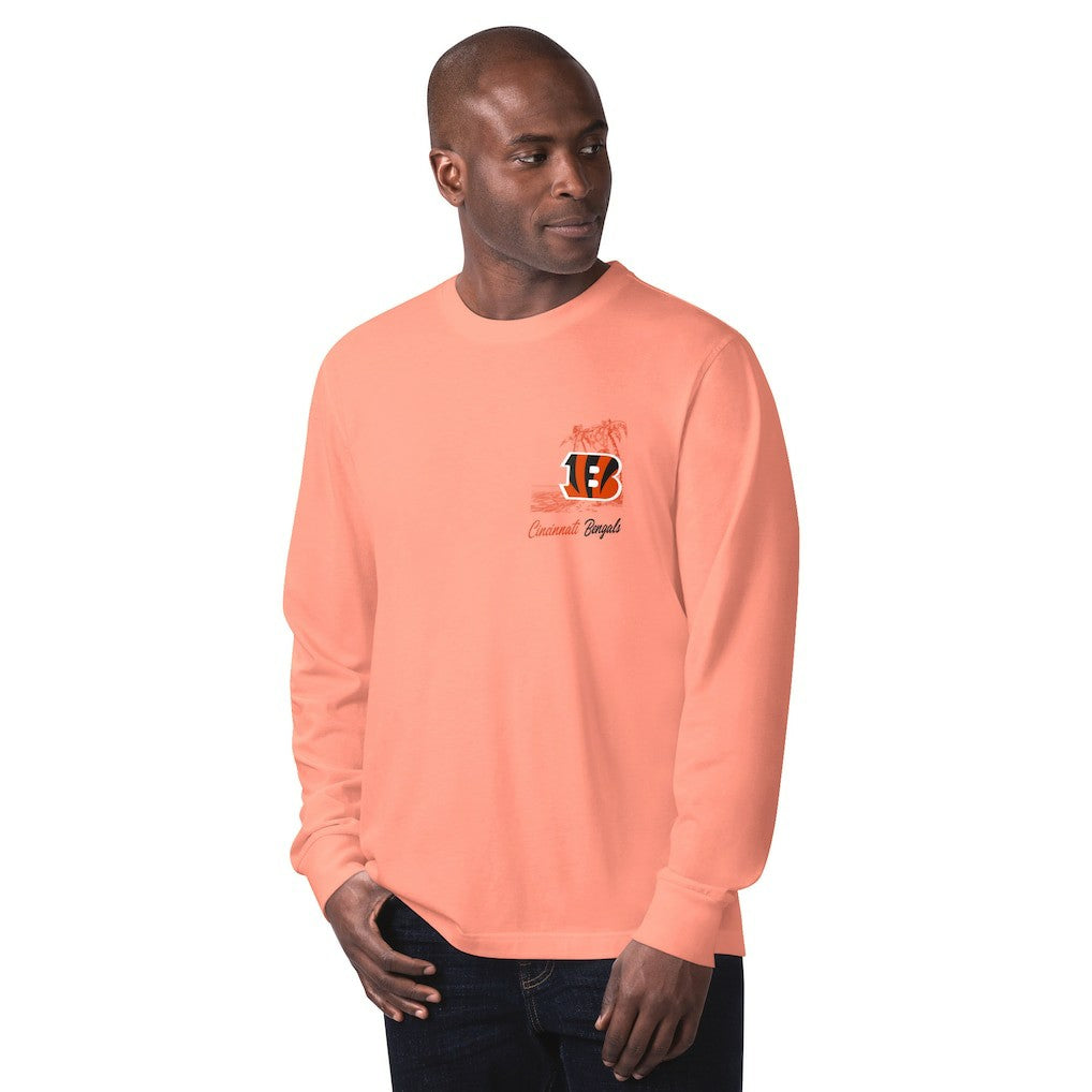 Cincinnati Bengals Margaritaville It's Five O'Clock Somewhere Long Sleeve T-Shirt Orange - NFL