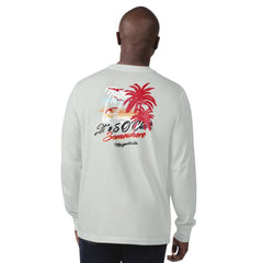 Atlanta Falcons Margaritaville It's Five O'Clock Somewhere Long Sleeve T-Shirt Gray - NFL