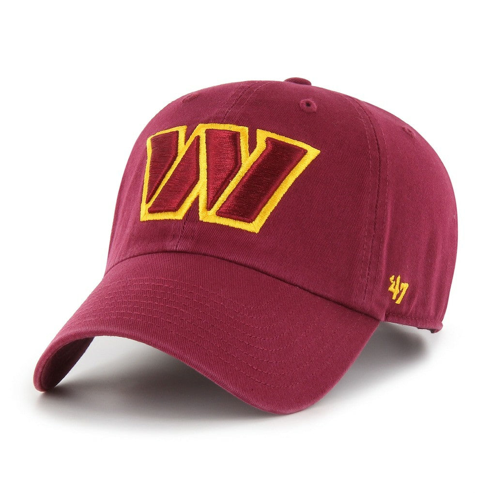 Washington Commanders '47 Cleanup Adjustable Hat Burgundy - 47 brand