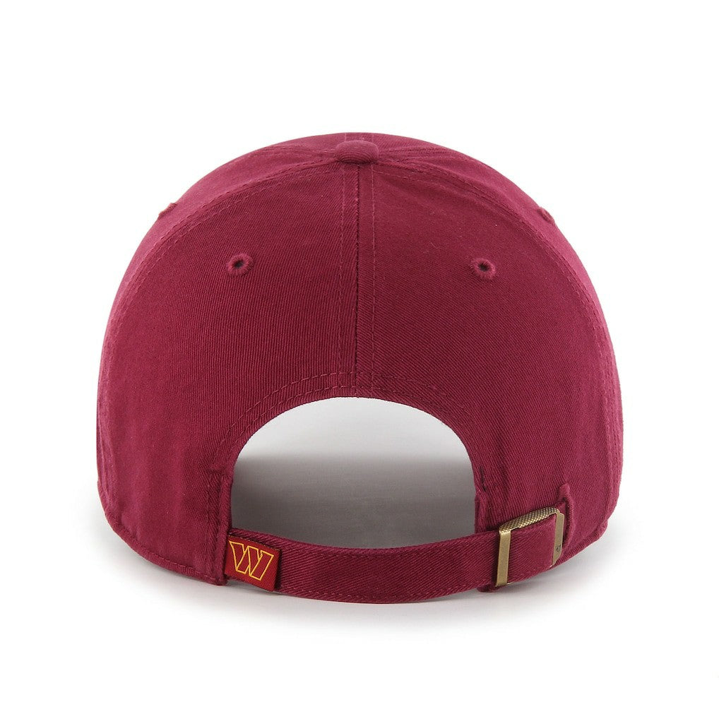 Washington Commanders '47 Cleanup Adjustable Hat Burgundy - 47 brand