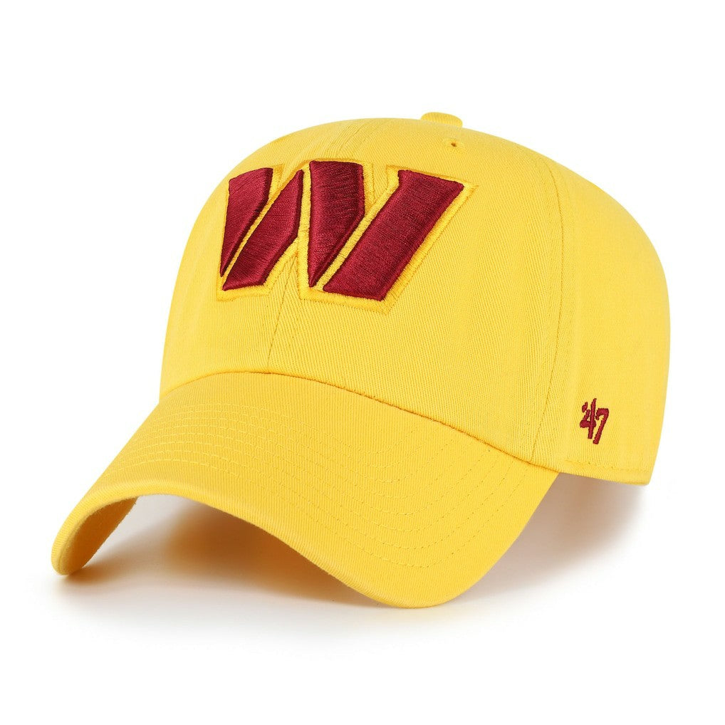 Washington Commanders '47 Cleanup Adjustable Hat Gold - 47 brand