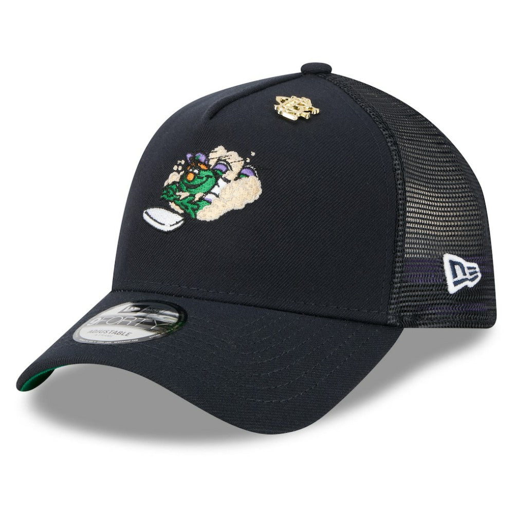 Boston Red Sox New Era 2025 Big League Chew A-Frame 9FORTY Adjustable Trucker Hat On Sale