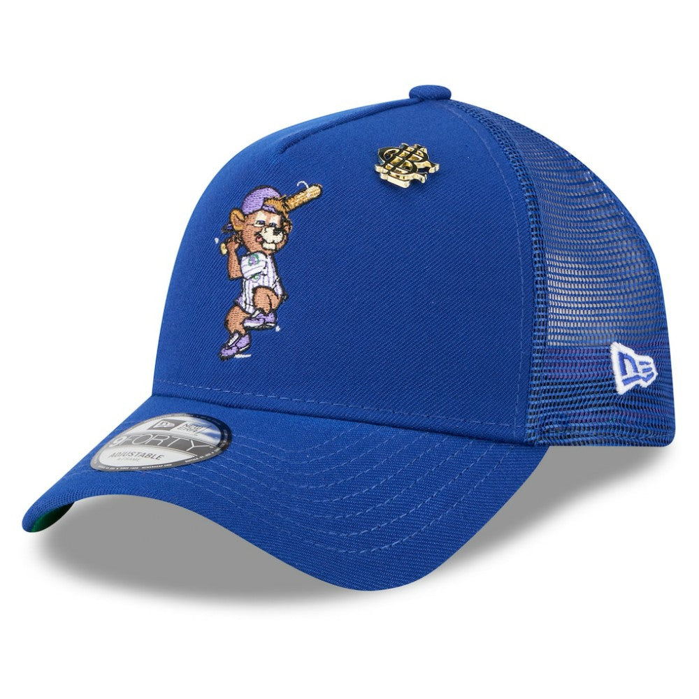 Chicago Cubs New Era 2025 Big League Chew A-Frame 9FORTY Adjustable Trucker Hat discount