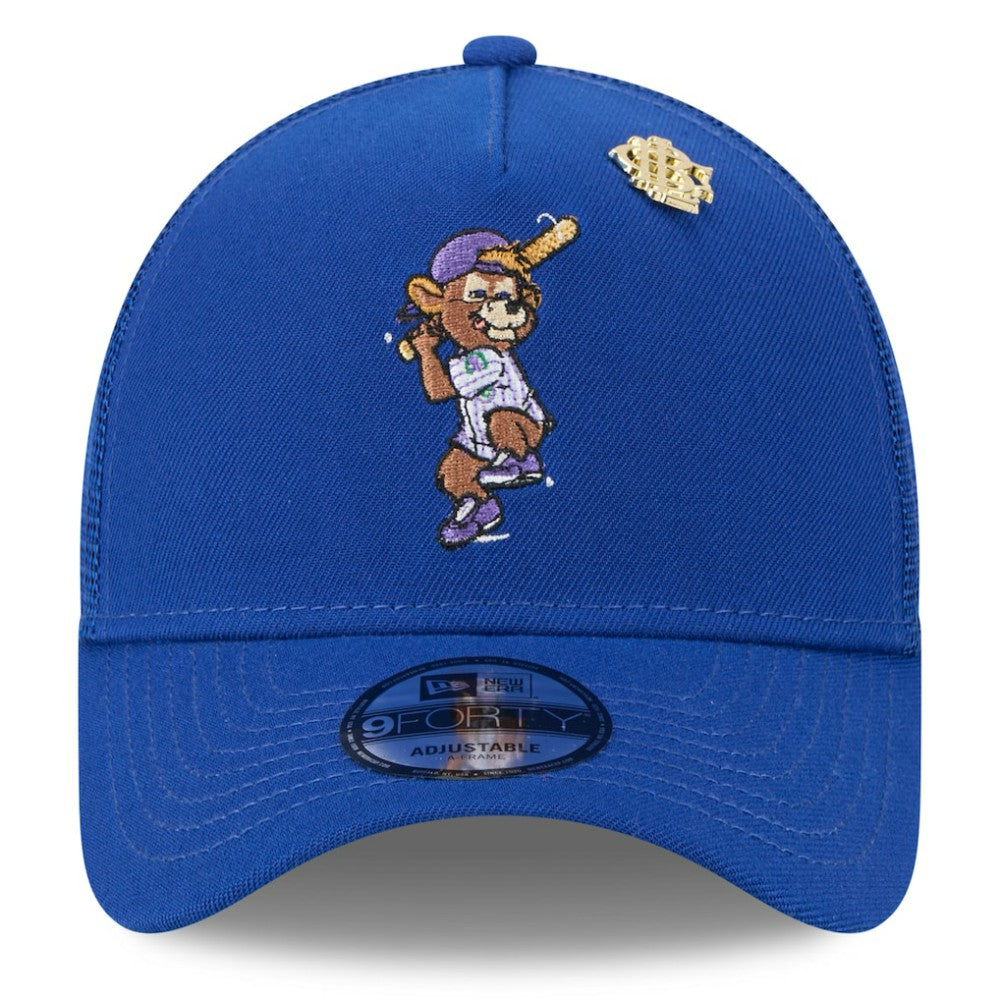 Chicago Cubs New Era 2025 Big League Chew A-Frame 9FORTY Adjustable Trucker Hat discount