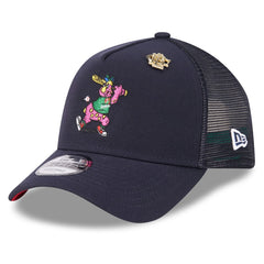 Cleveland Guardians New Era 2025 Big League Chew A-Frame 9FORTY Adjustable Trucker Hat On Sale