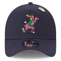 Cleveland Guardians New Era 2025 Big League Chew A-Frame 9FORTY Adjustable Trucker Hat On Sale