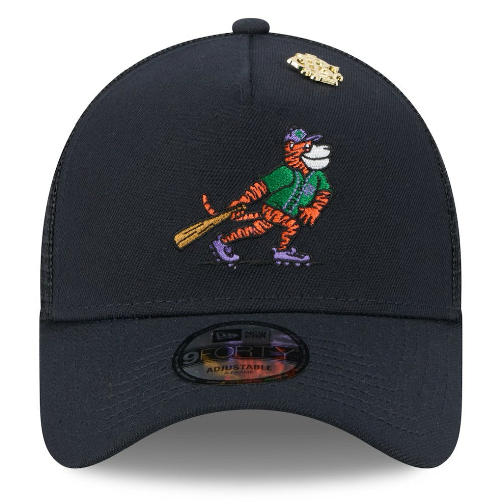 Detroit Tigers New Era 2025 Big League Chew A-Frame 9FORTY Adjustable Trucker Hat Clearance