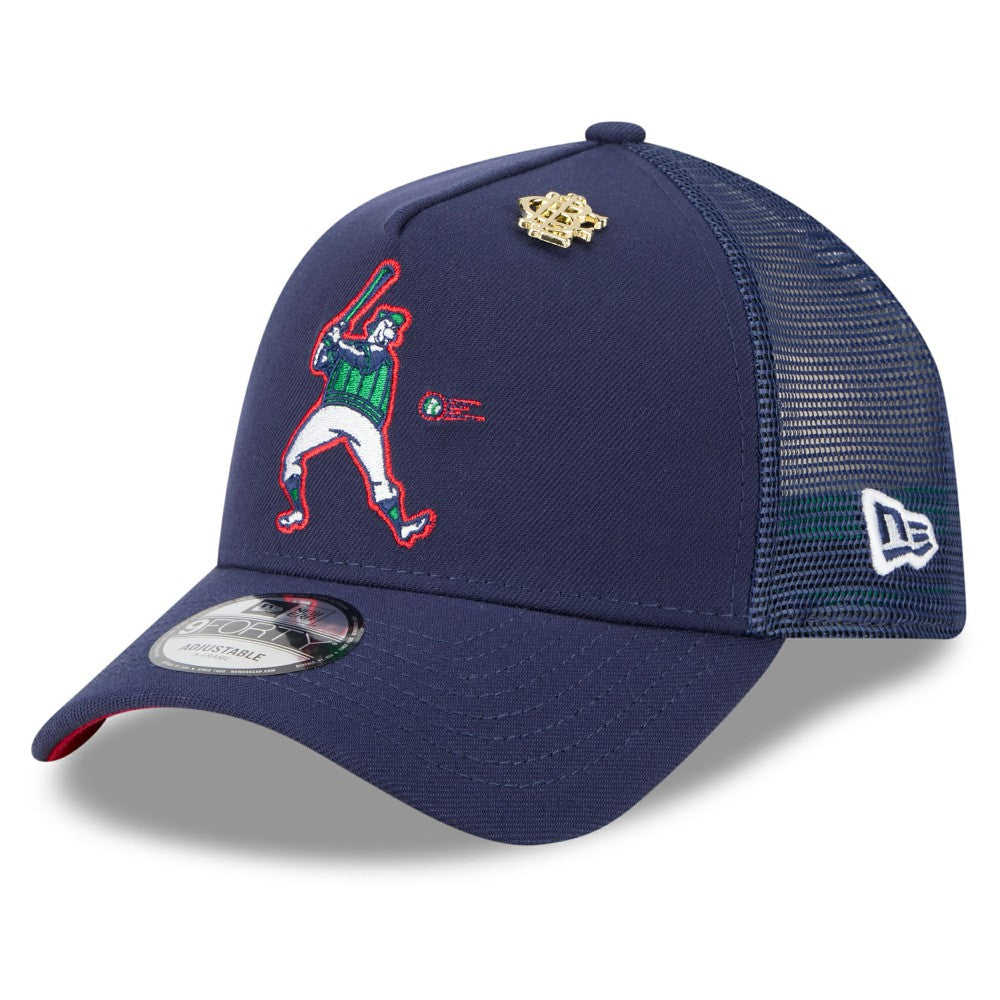 Milwaukee Brewers New Era 2025 Big League Chew A-Frame 9FORTY Adjustable Trucker Hat Sale