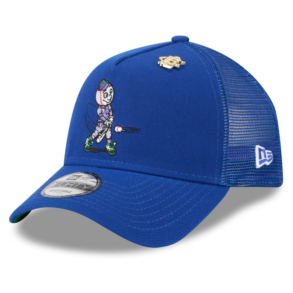New York Mets New Era 2025 Big League Chew A-Frame 9FORTY Adjustable Trucker Hat On Sale