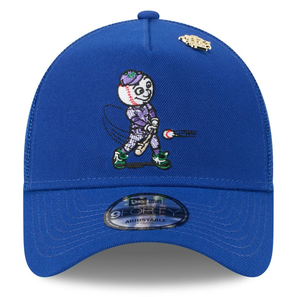 New York Mets New Era 2025 Big League Chew A-Frame 9FORTY Adjustable Trucker Hat On Sale