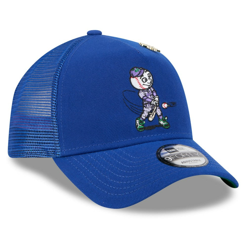 New York Mets New Era 2025 Big League Chew A-Frame 9FORTY Adjustable Trucker Hat On Sale