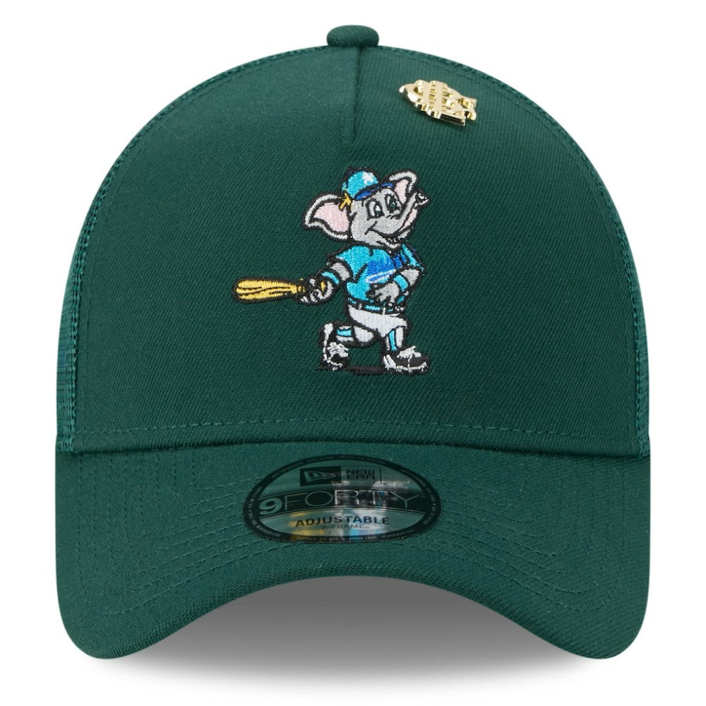 Athletics New Era 2025 Big League Chew A-Frame 9FORTY Adjustable Trucker Hat On Sale