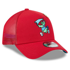 Philadelphia Phillies New Era 2025 Big League Chew A-Frame 9FORTY Adjustable Trucker Hat Lifestyle