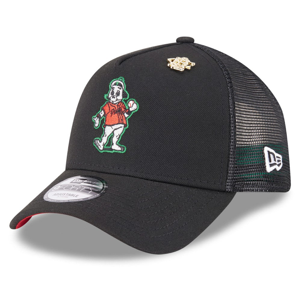 San Francisco Giants New Era 2025 Big League Chew A-Frame 9FORTY Adjustable Trucker Hat On Sale
