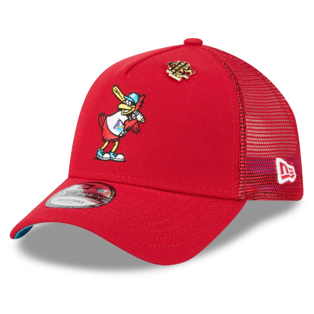 St. Louis Cardinals New Era 2025 Big League Chew A-Frame 9FORTY Adjustable Trucker Hat for sale