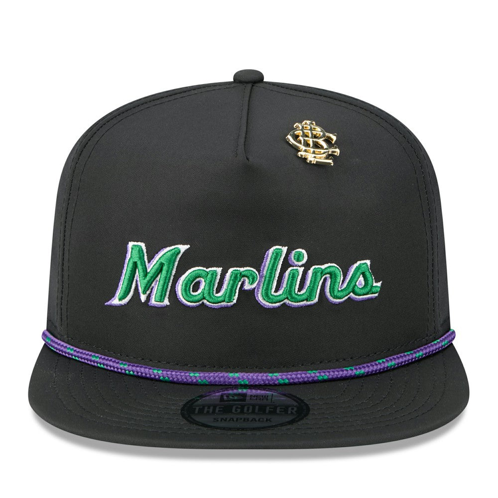 Miami Marlins New Era 2025 Big League Chew Golfer Snapback Hat Lifestyle