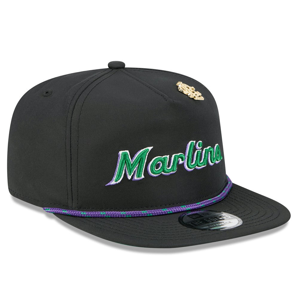 Miami Marlins New Era 2025 Big League Chew Golfer Snapback Hat Lifestyle