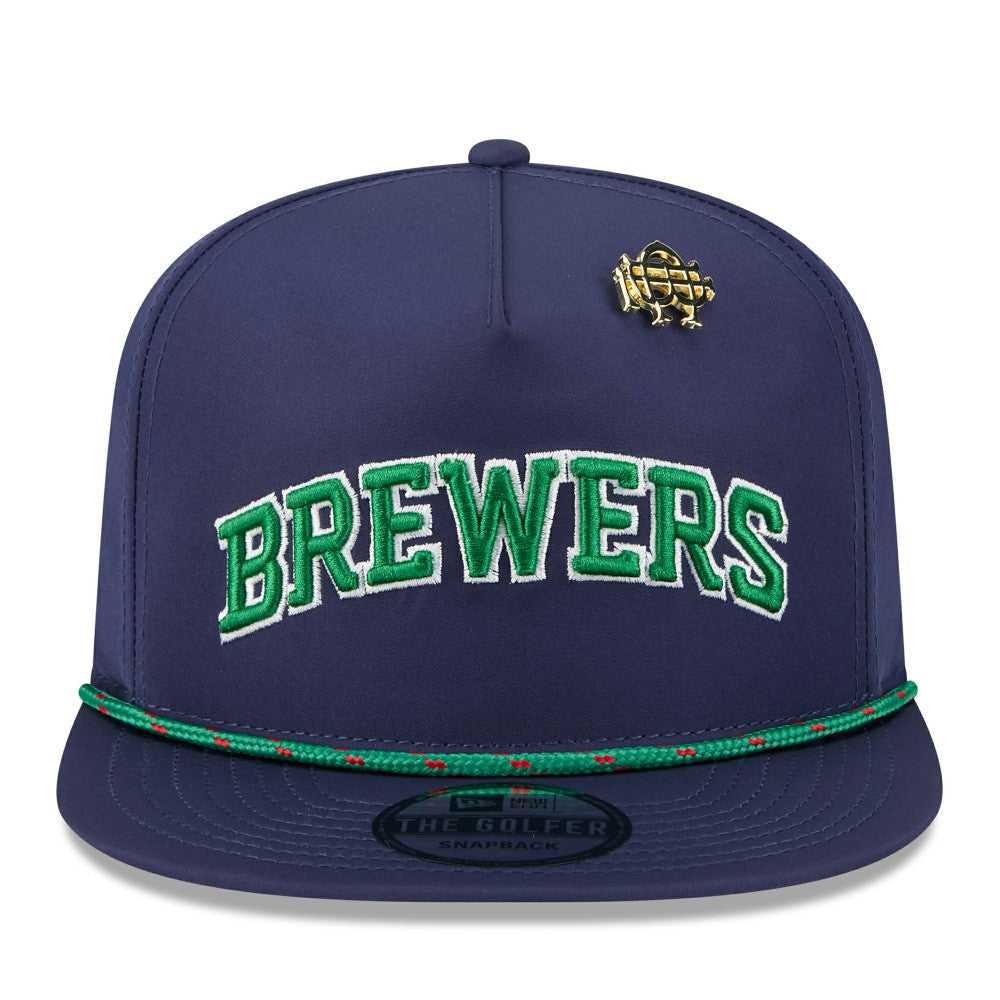 Milwaukee Brewers New Era 2025 Big League Chew Golfer Snapback Hat Clearance