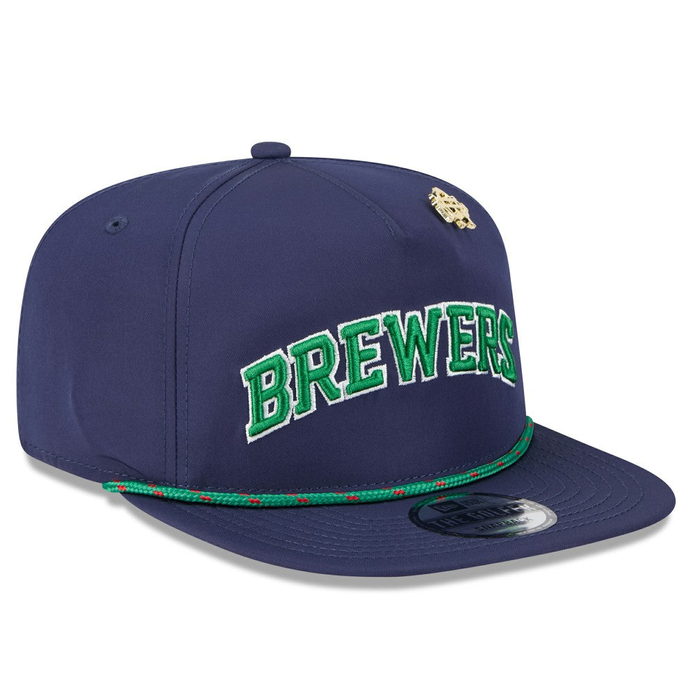 Milwaukee Brewers New Era 2025 Big League Chew Golfer Snapback Hat Clearance
