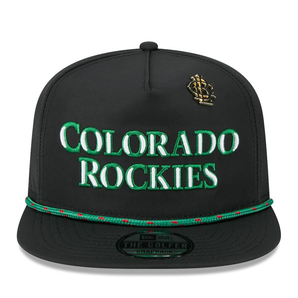 Colorado Rockies New Era 2025 Big League Chew Golfer Snapback Hat discount