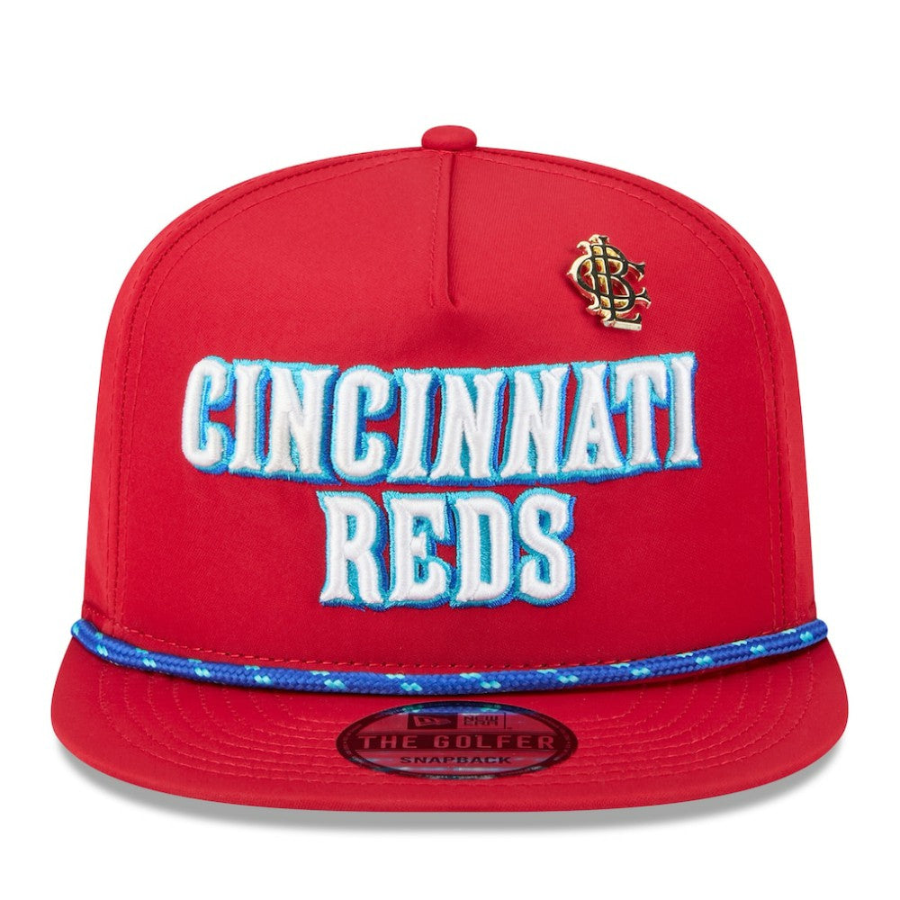 Cincinnati Reds New Era 2025 Big League Chew Golfer Snapback Hat Sale