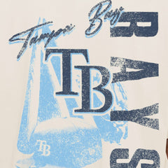Tampa Bay Rays New Era Cooperstown Collection Oversized Throwback Distressed T-Shirt for sale