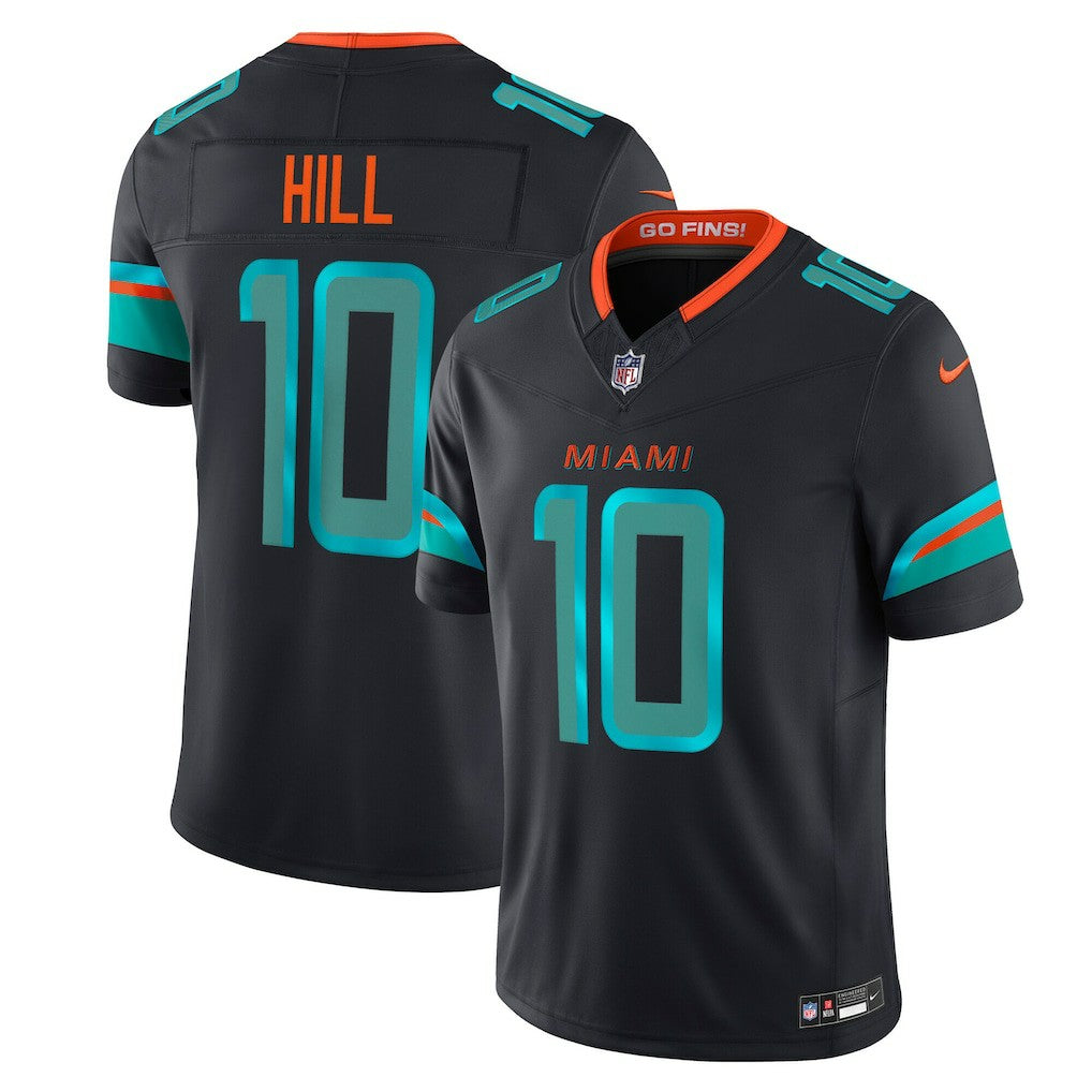 Tyreek Hill Miami Dolphins 2025 Rivalries Collection Limited Jersey Pitch Blue - Nike