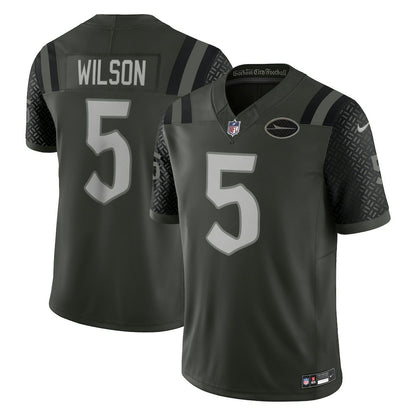 Garrett Wilson New York Jets 2025 Rivalries Collection Limited Jersey - Gotham Green | NFL Jerseys