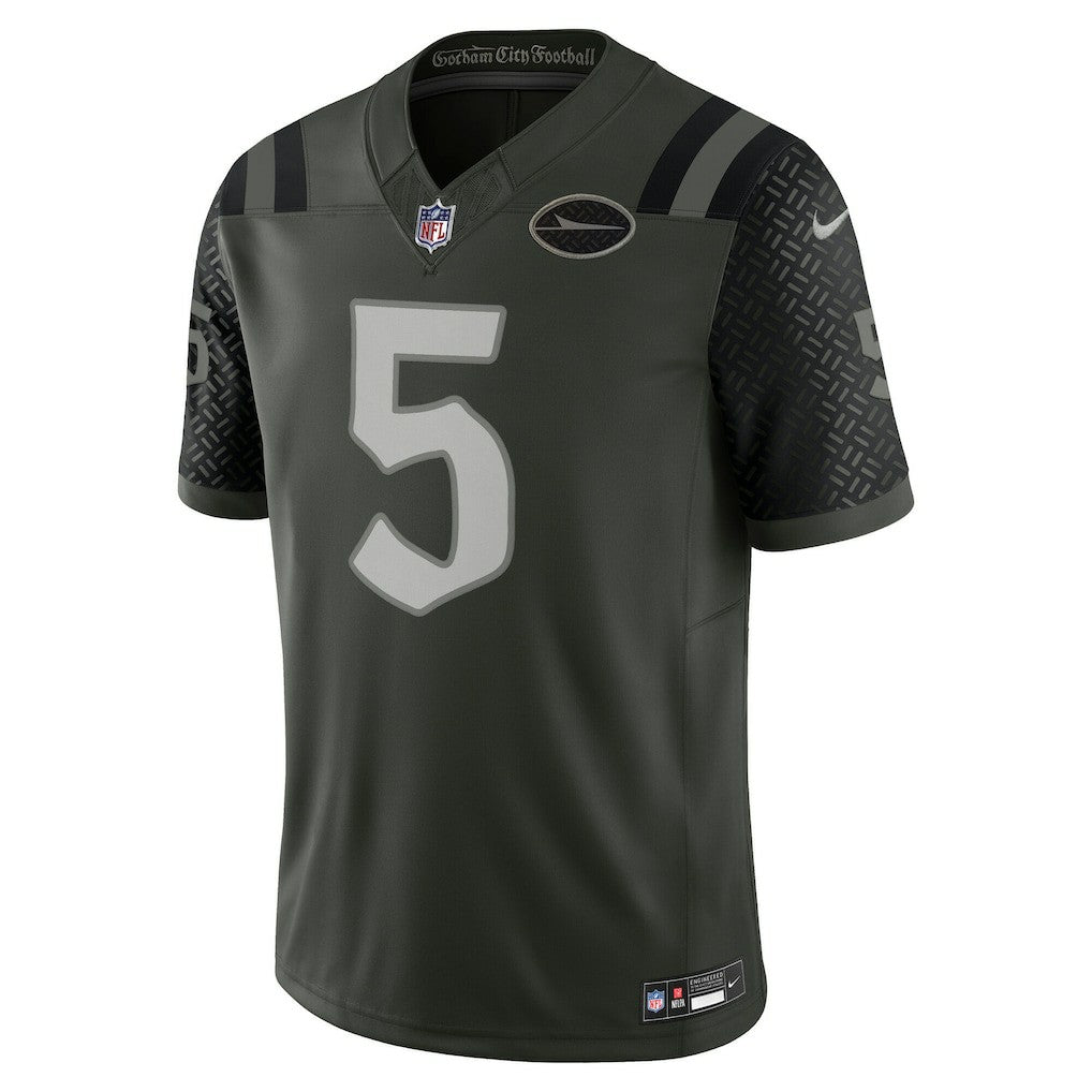 Garrett Wilson New York Jets 2025 Rivalries Collection Limited Jersey - Gotham Green | NFL Jerseys