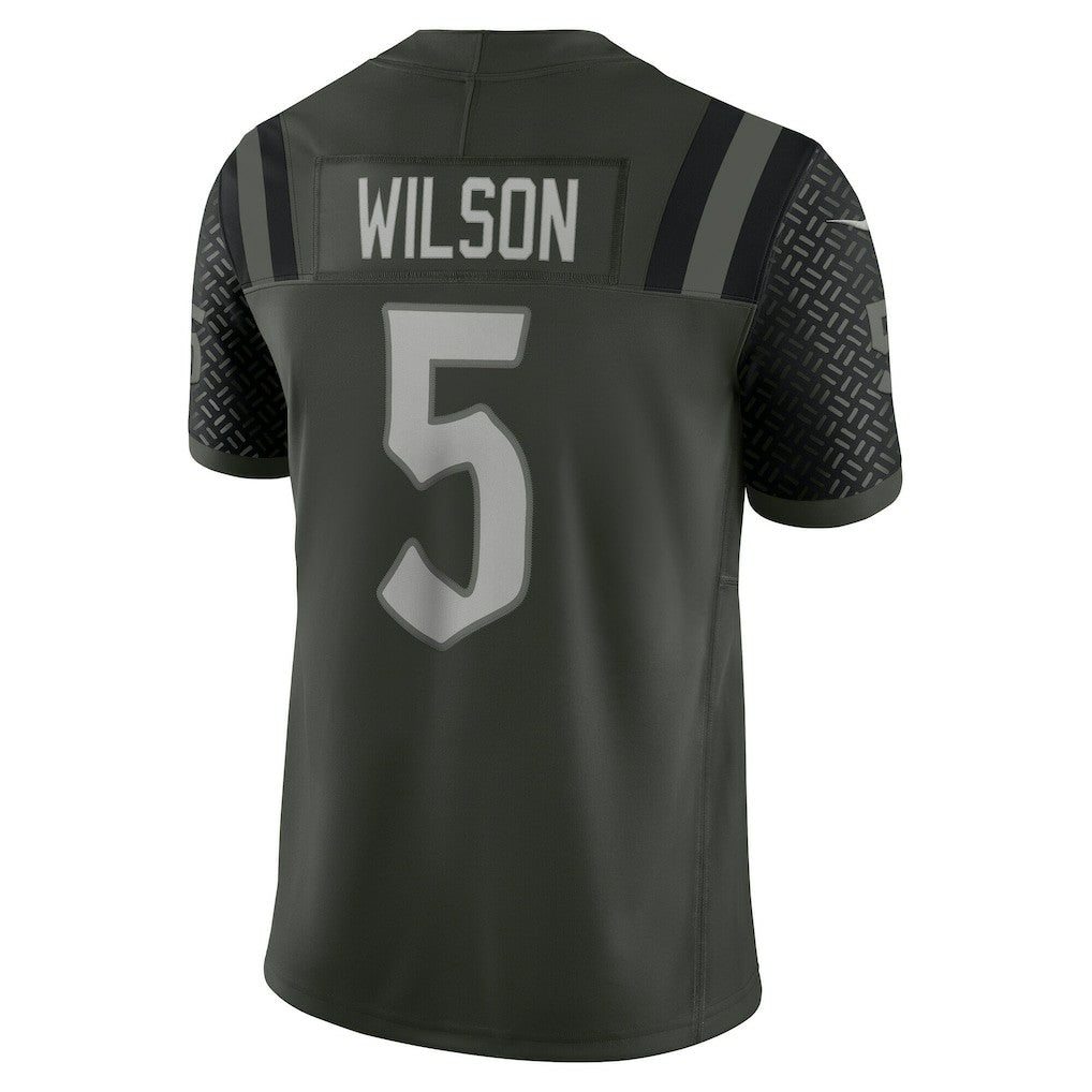Garrett Wilson New York Jets 2025 Rivalries Collection Limited Jersey - Gotham Green | NFL Jerseys