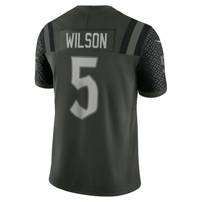 Garrett Wilson New York Jets 2025 Rivalries Collection Limited Jersey - Gotham Green | NFL Jerseys