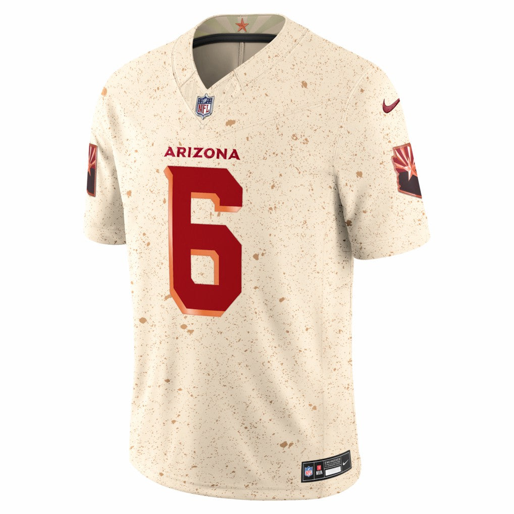 James Conner Arizona Cardinals 2025 Rivalries Collection Limited Jersey - Natural | NFL Jerseys