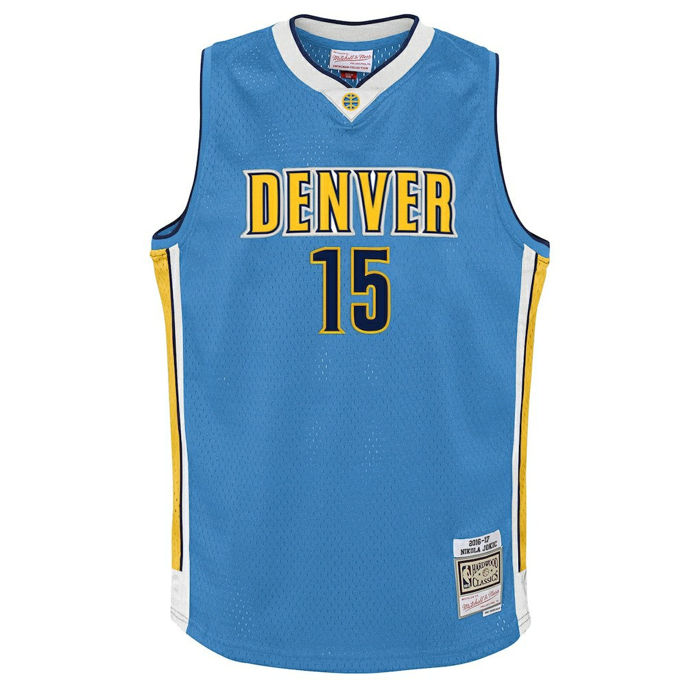 Nikola Jokic Denver Nuggets Youth 2016/17 Hardwood Classics Swingman Jersey sale - Light Blue | NBA Jerseys