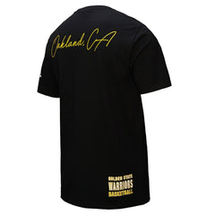 NBA - Golden State Warriors Black Out Collection Vintage Premium T-Shirt - Black