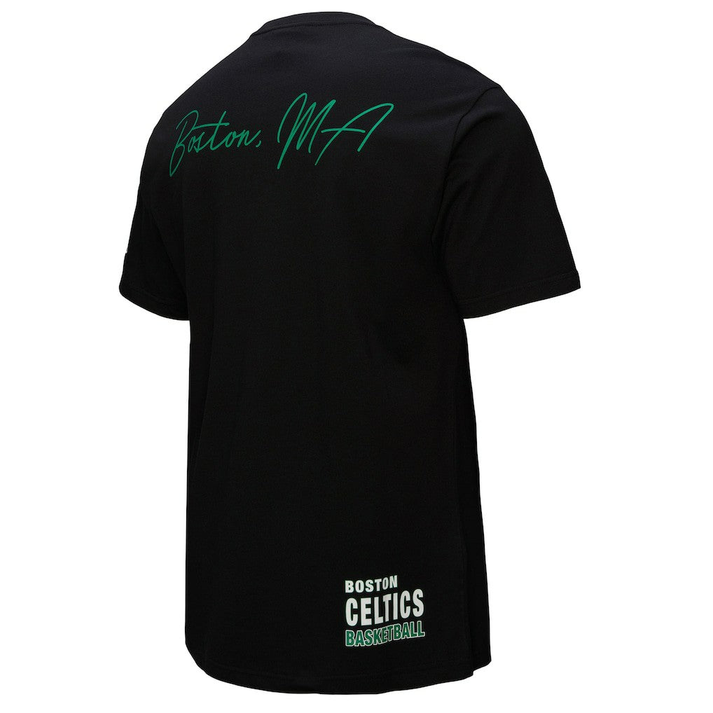 NBA - Boston Celtics Black Out Collection Vintage Premium T-Shirt - Black