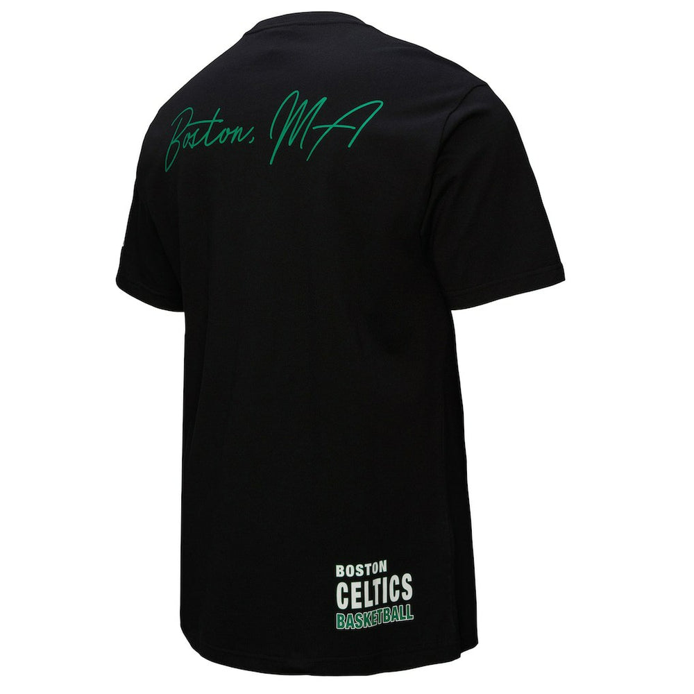NBA - Boston Celtics Black Out Collection Vintage Premium T-Shirt - Black