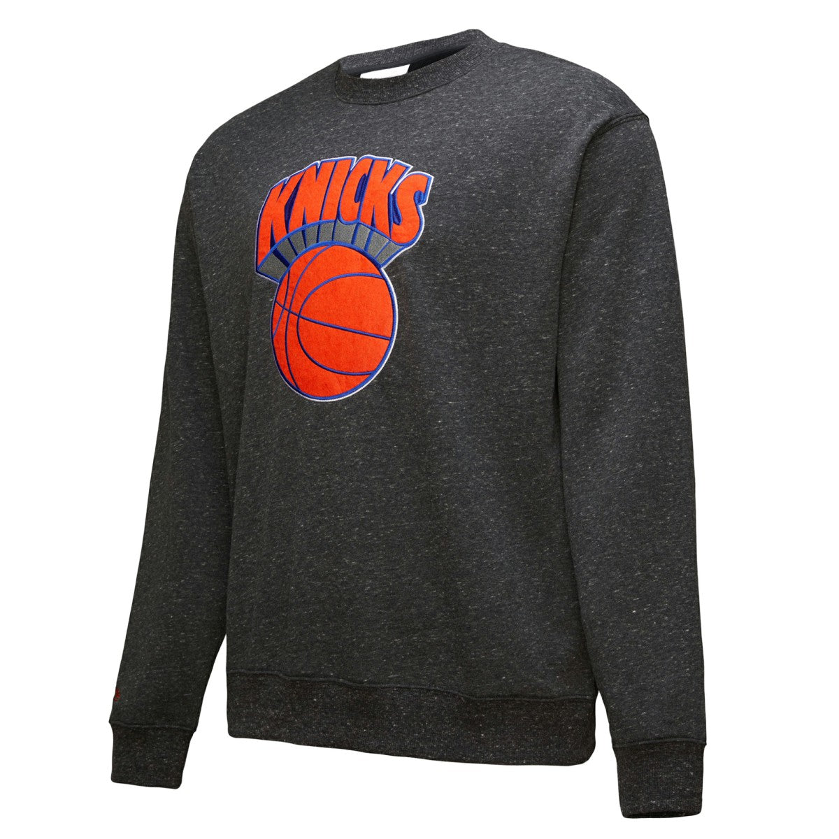 NBA - New York Knicks Hardwood Classics Blackout Collection Snow Washed Pullover Sweatshirt - Black
