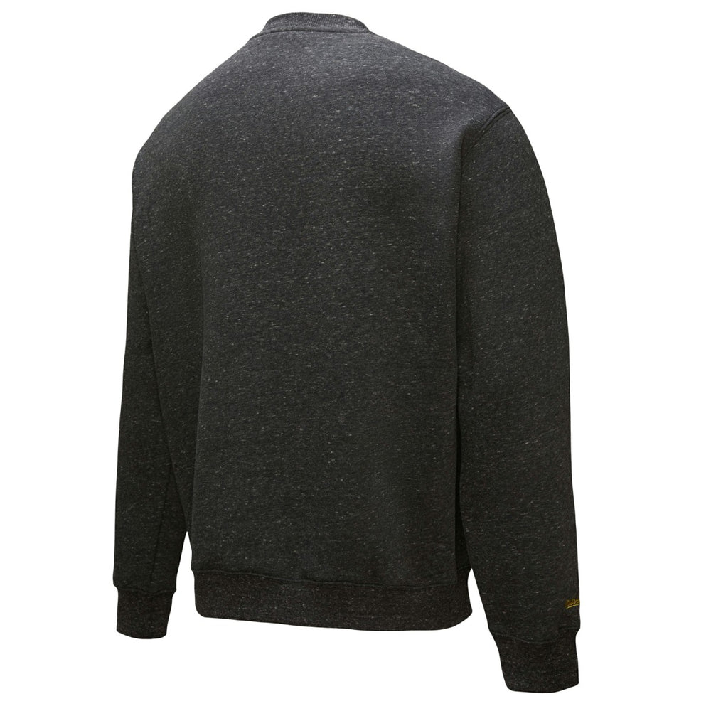 Mitchell & Ness - Los Angeles Lakers Black Out Collection Snow Washed Vintage Logo Pullover Sweatshirt - Black