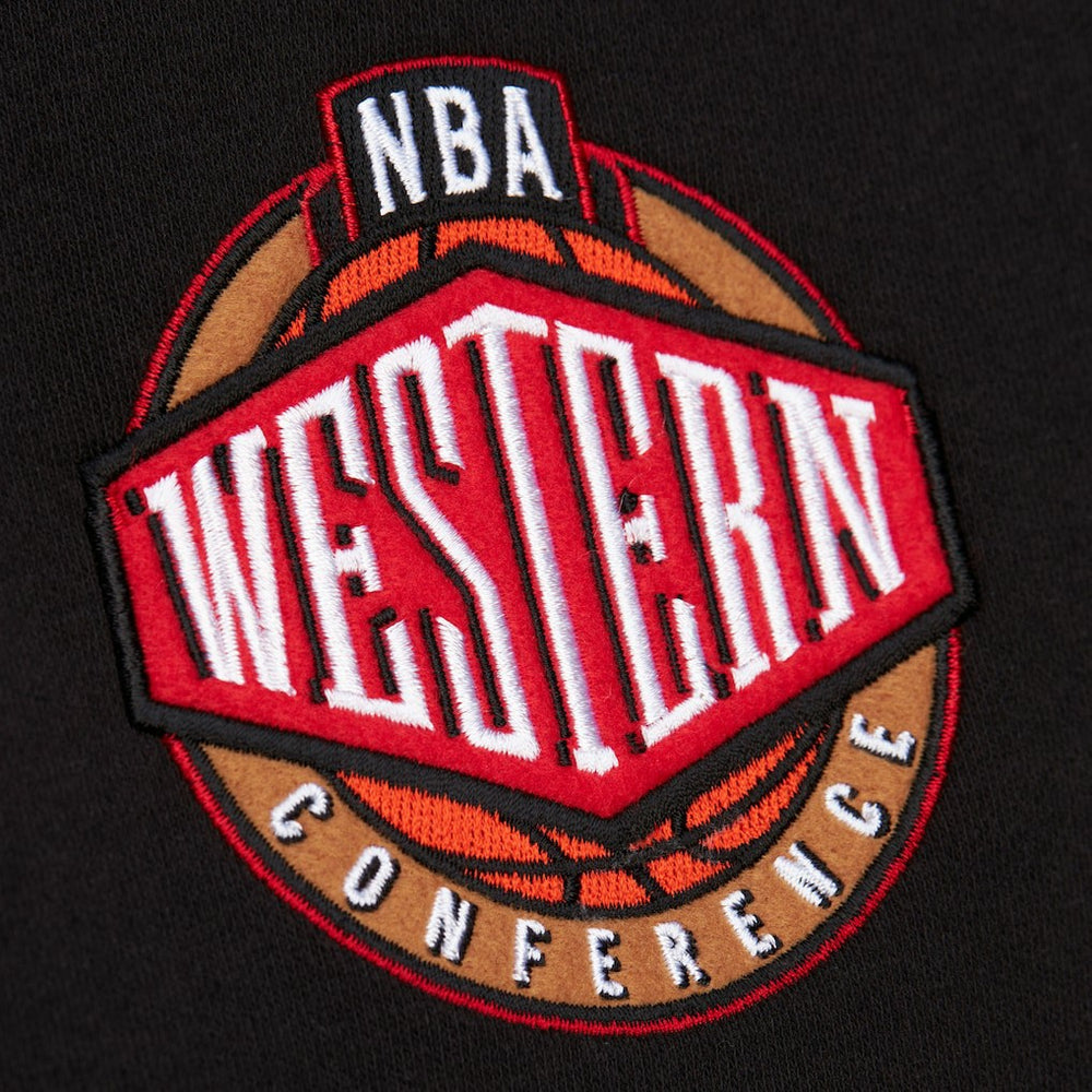 Mitchell & Ness - Golden State Warriors Hardwood Classics Blackout Collection Pullover Hoodie - Black