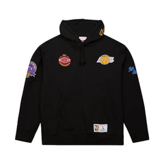 Mitchell & Ness - Los Angeles Lakers Hardwood Classics Blackout Collection Pullover Hoodie - Black