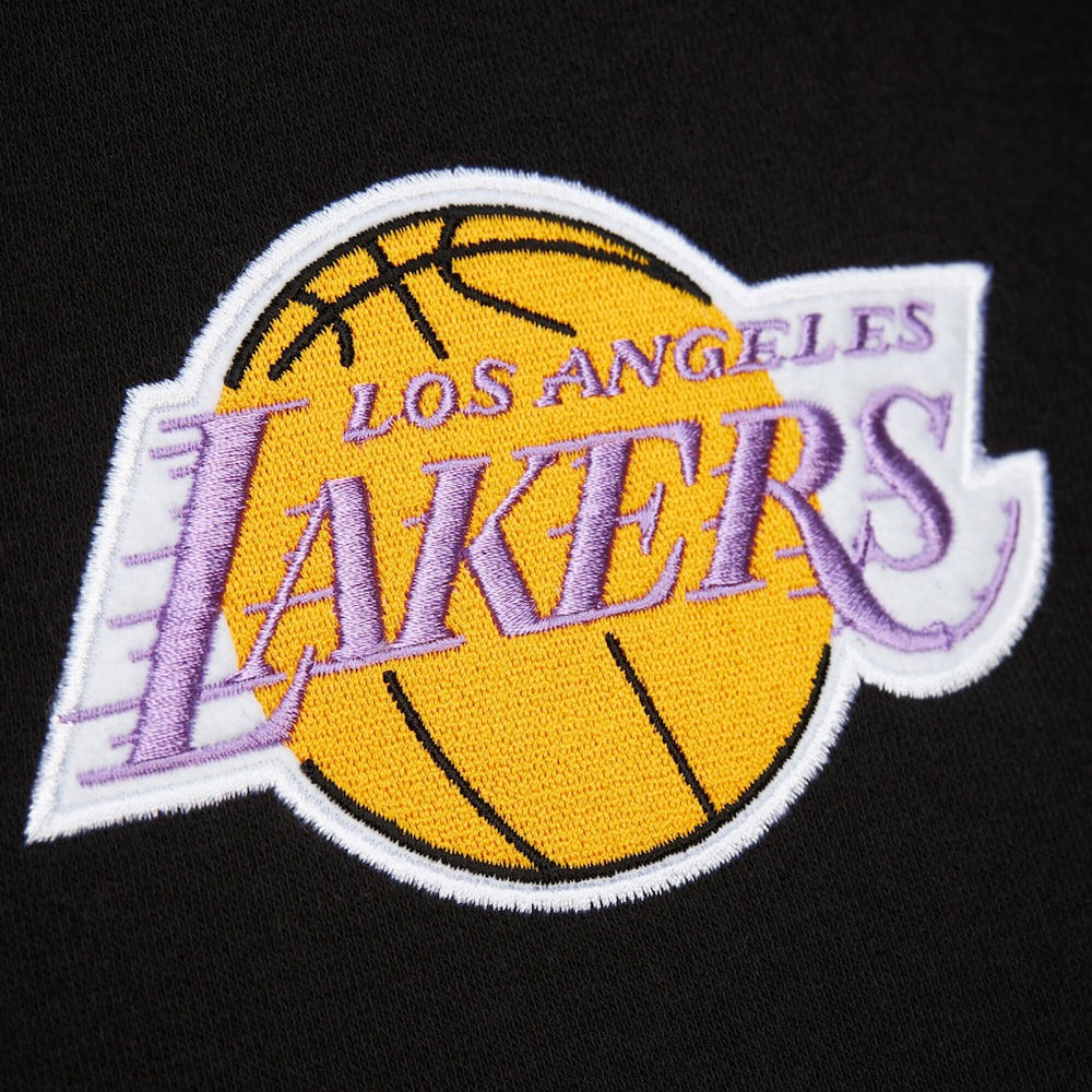 Mitchell & Ness - Los Angeles Lakers Hardwood Classics Blackout Collection Pullover Hoodie - Black