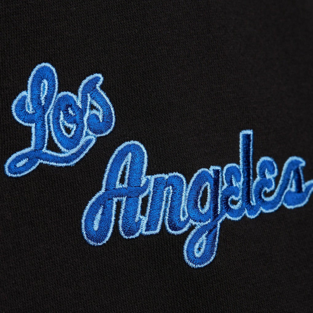 Mitchell & Ness - Los Angeles Lakers Hardwood Classics Blackout Collection Pullover Hoodie - Black