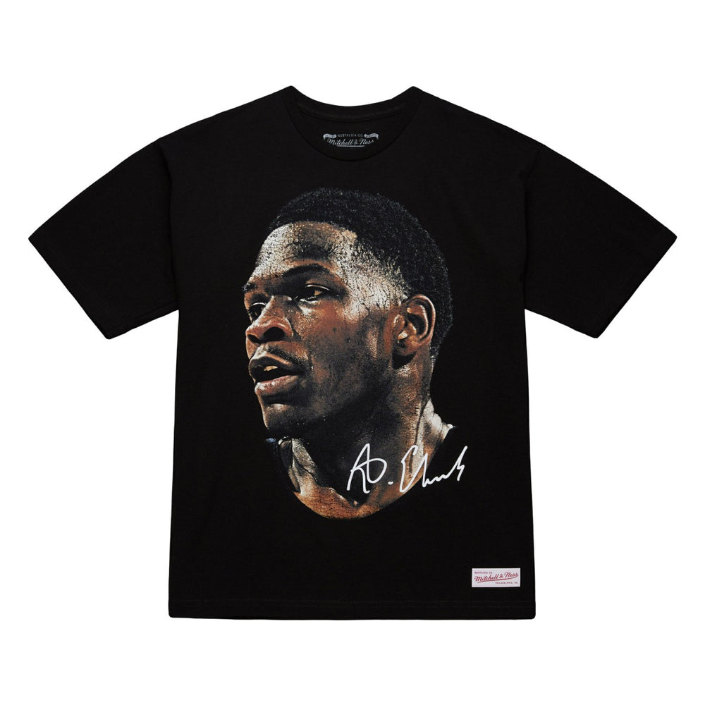 Mitchell & Ness - Anthony Edwards NBA Unisex Real Big Face Player T-Shirt - Black