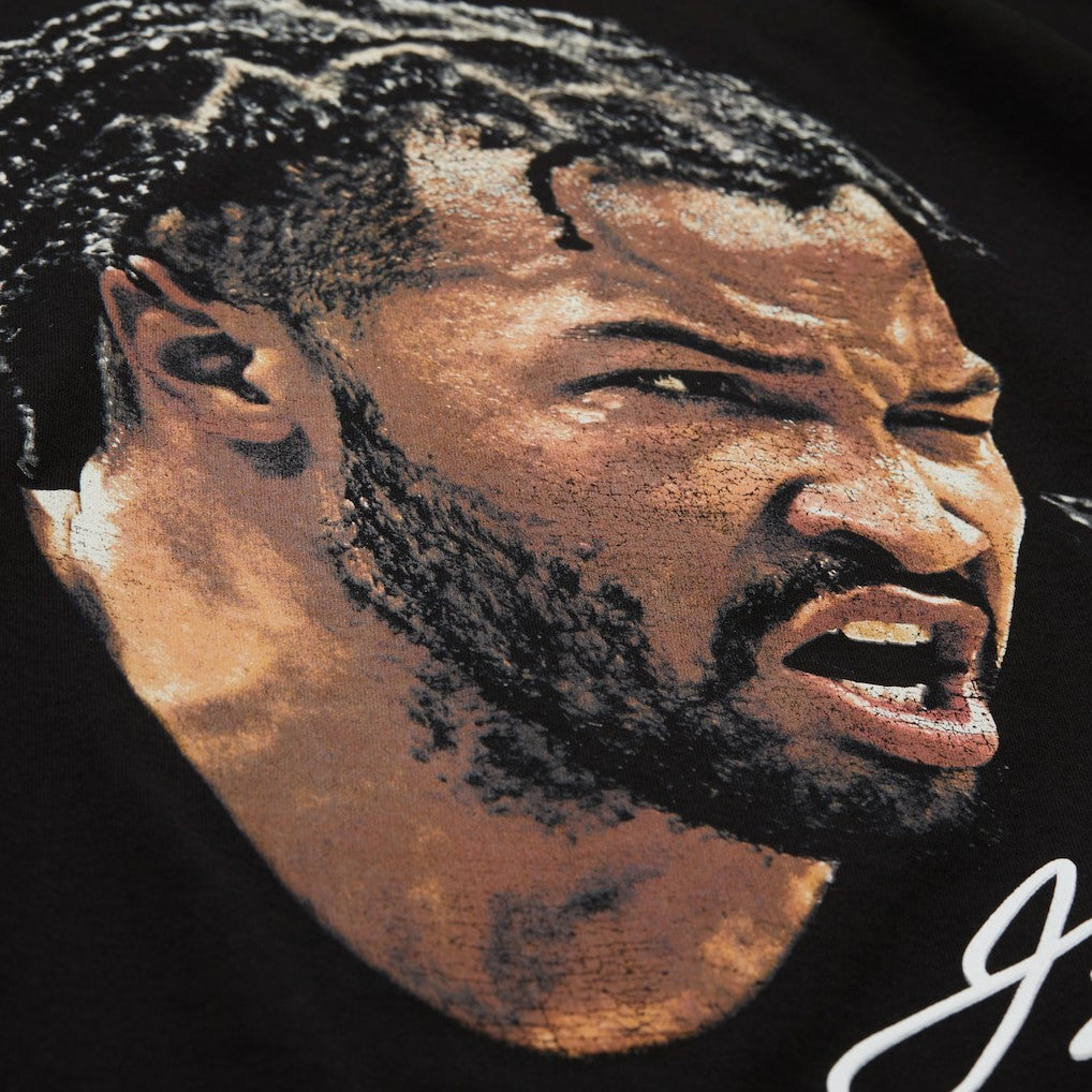 Mitchell & Ness - Jalen Brunson NBA Unisex Real Big Face Player T-Shirt - Black