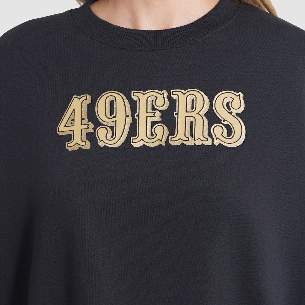 San Francisco 49ers Women's 2025 Rivalries Collection Oversized Phoenix Fleece Sweatshirt Black - Nike