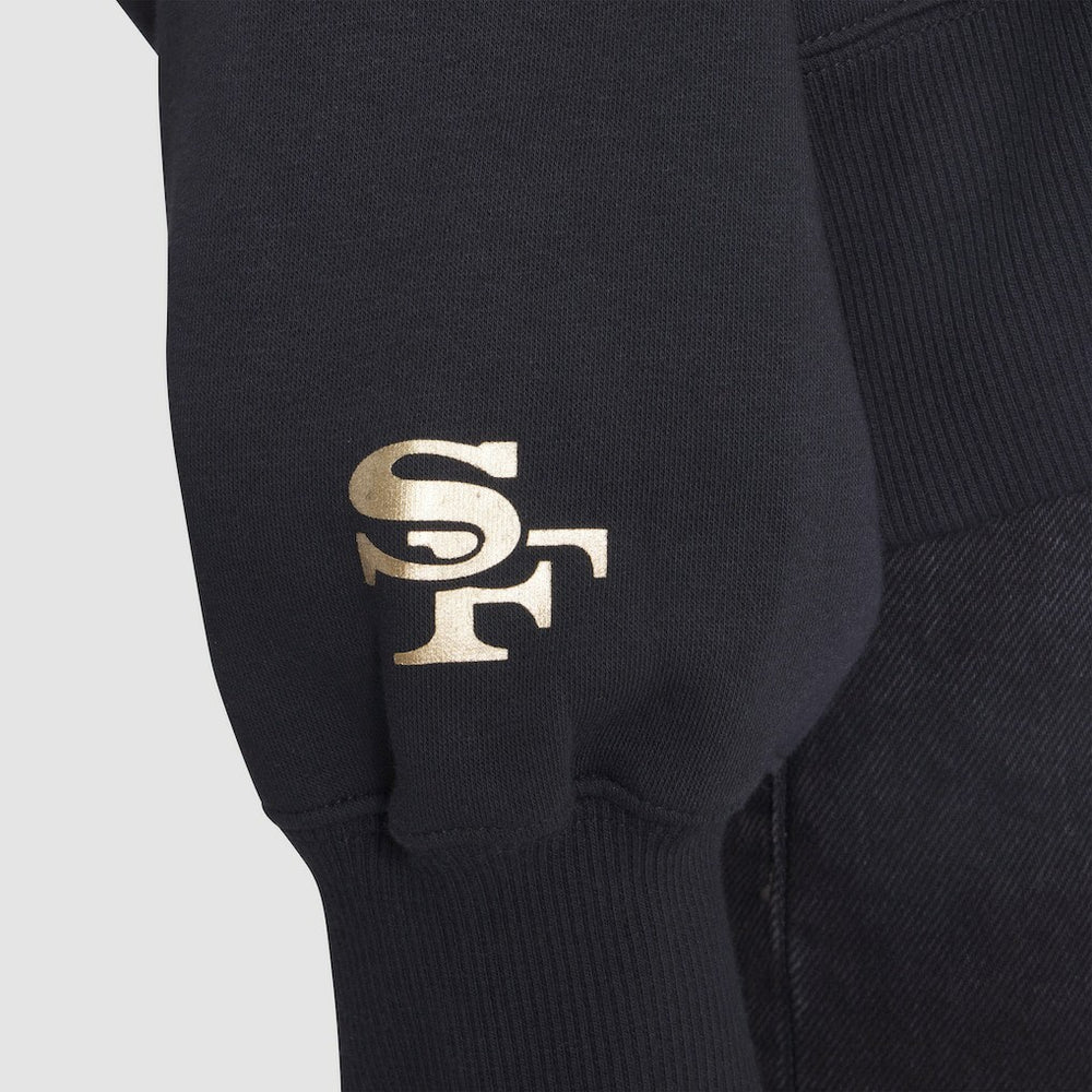 San Francisco 49ers Women's 2025 Rivalries Collection Oversized Phoenix Fleece Sweatshirt Black - Nike
