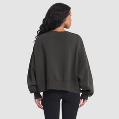 New York Jets Women's 2025 Rivalries Collection Oversized Phoenix Fleece Sweatshirt Gotham Green - Nike
