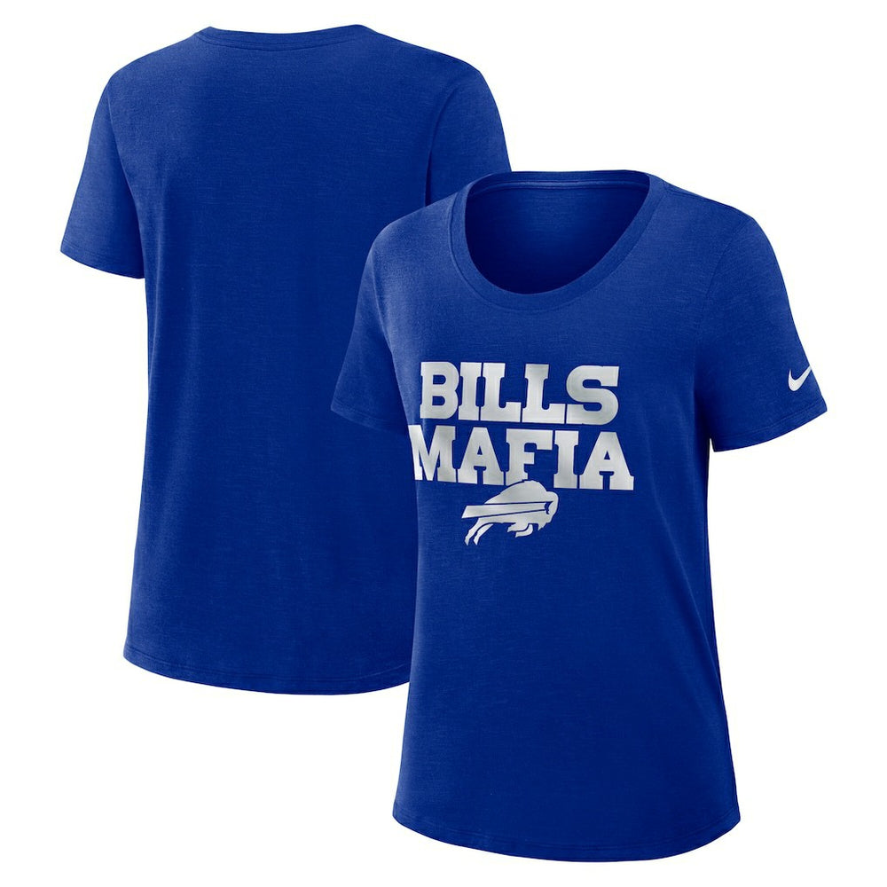 Buffalo Bills Women's 2025 Rivalries Collection Slub Dri-FIT T-Shirt Royal - Nike