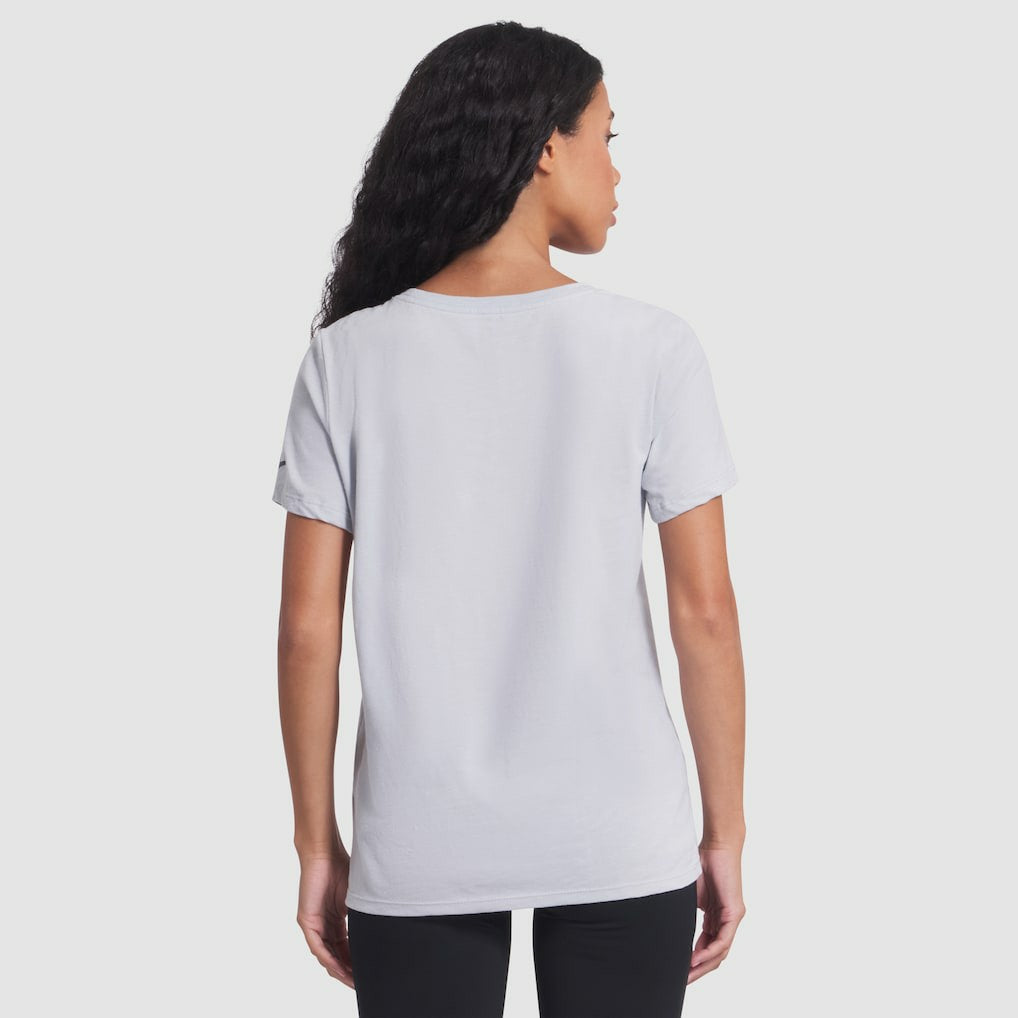New England Patriots Women's 2025 Rivalries Collection Slub Dri-FIT T-Shirt Silver - Nike
