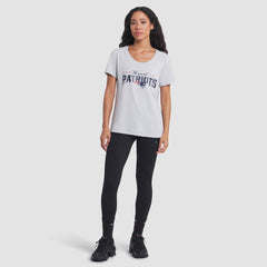 New England Patriots Women's 2025 Rivalries Collection Slub Dri-FIT T-Shirt Silver - Nike